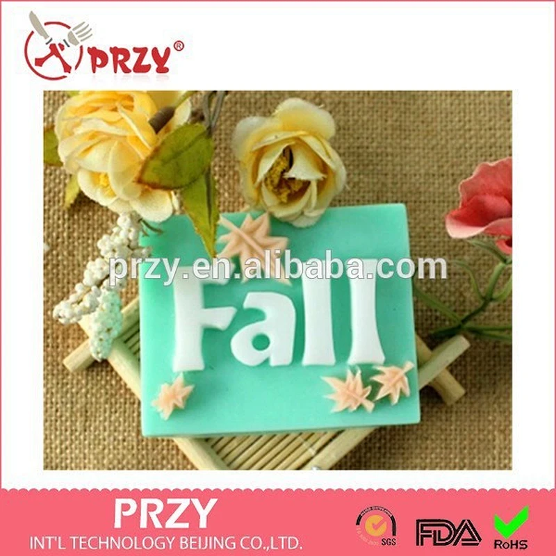 Fall handmade silicone soap mold silicone chocolate mould