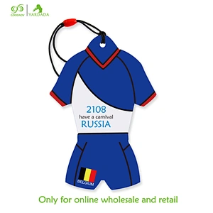 Belgium T-shirt shape, 2018 Football Cup air freshener lasting fragrance, personalized design stock hot sale