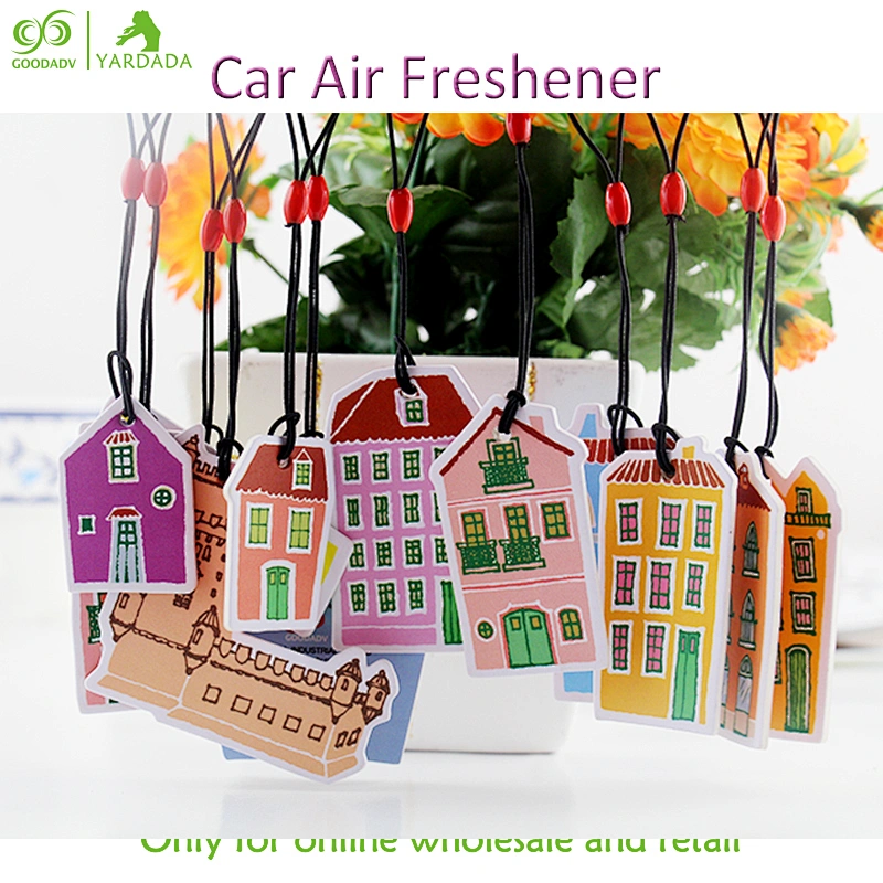 house shaped car scents air freshener auto ornament car-styling high quality perfume pendant hot car accessories