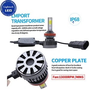 GT3B COB High Power Auto Parts 36w Car Led Headlight Bulb