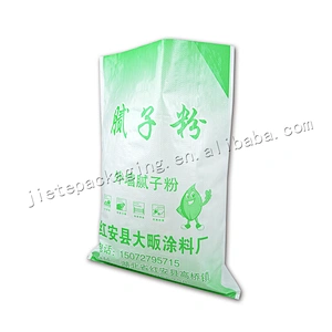 Wholesale 25kg empty pp cement bag for wall putty powder,dry mortar,sand,gypsum powder