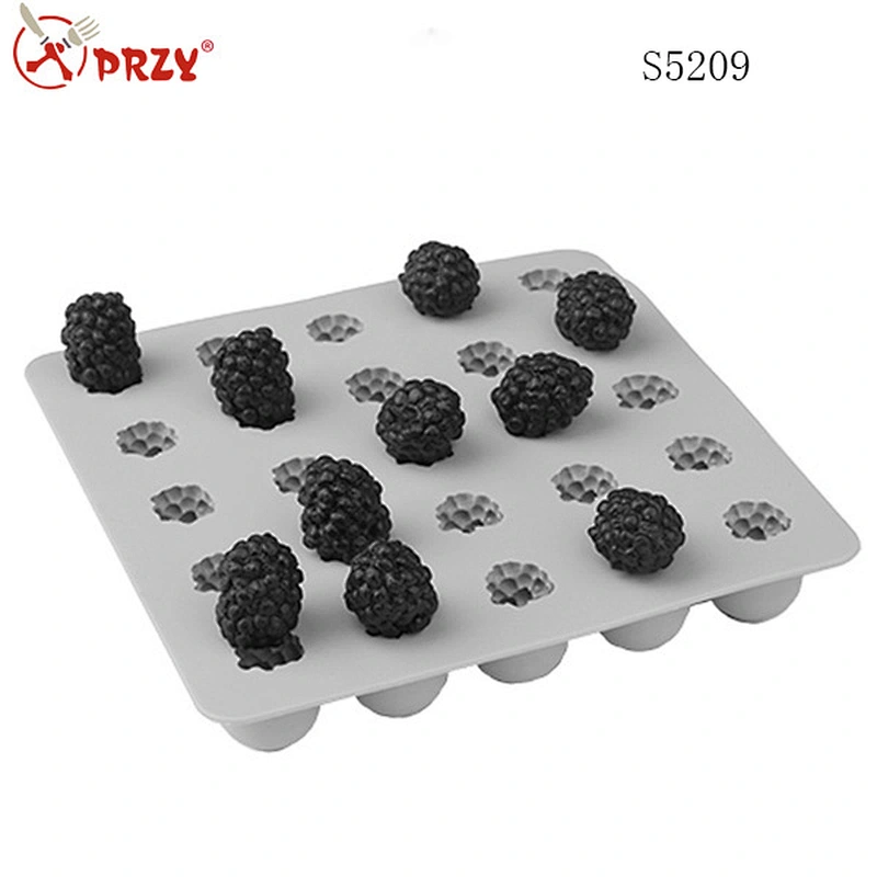 25 cavity silicone Mulberry mold DIY silicone soap molds food grade silicone molds
