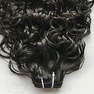 New arrival the best fashion style natural black deep wave hair  brazilian human hair bundles