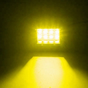 Wholesale 18W 36W Triple Row White Yellow Off Road 4x4 LED Work Lights for 12V cars Jeeps Trucks