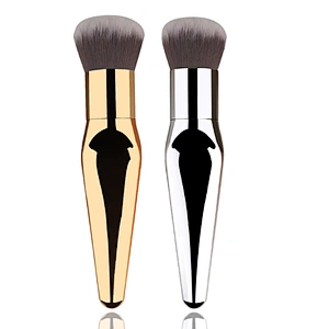 2018 Professional Makeup Brushes private label Cosmetic Foundation Powder Blush Contour Fish Tail single brush