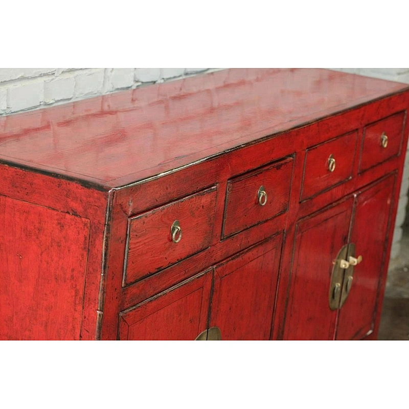 chinese antique reproduction lacquered old storage furniture