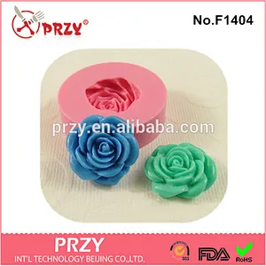 F1404 przy Fondant Cake Decorating Tools Rose Flower Silicone Cake Mold