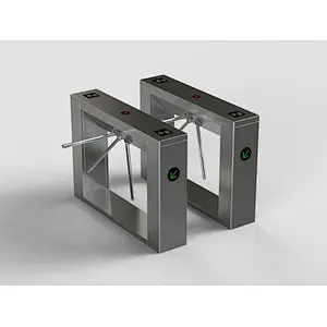 304 Stainless Steel Cabinet & Top Waist High Tripod Turnstile