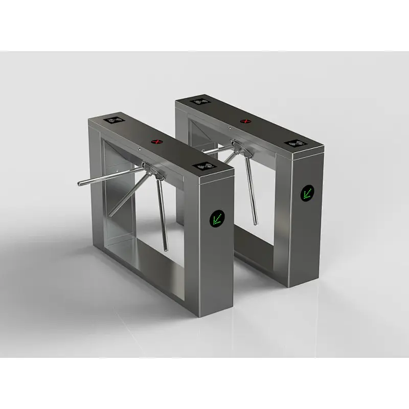 304 Stainless Steel Cabinet & Top Waist High Tripod Turnstile
