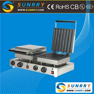 Full Series Luxury Snack Food Equipment Electric Churro Waffle Maker Machine with CE