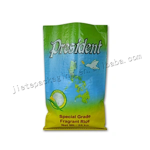 Made in china printed plastic rice packaging bag for packing paddy flour corn sugar