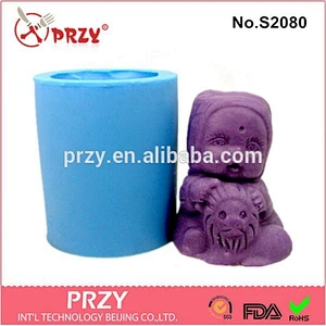DIY handmade 3d baby silicone molds for soap making