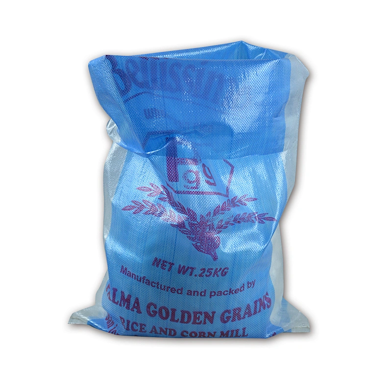 Customized wholesale rice and corn mill transparent pp woven bag
