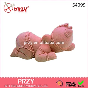 S4099 PRZY Ganesha Baby Sucking Finger - Detail of high relief sculpture - Silicone Soap/plaster/clay Mold
