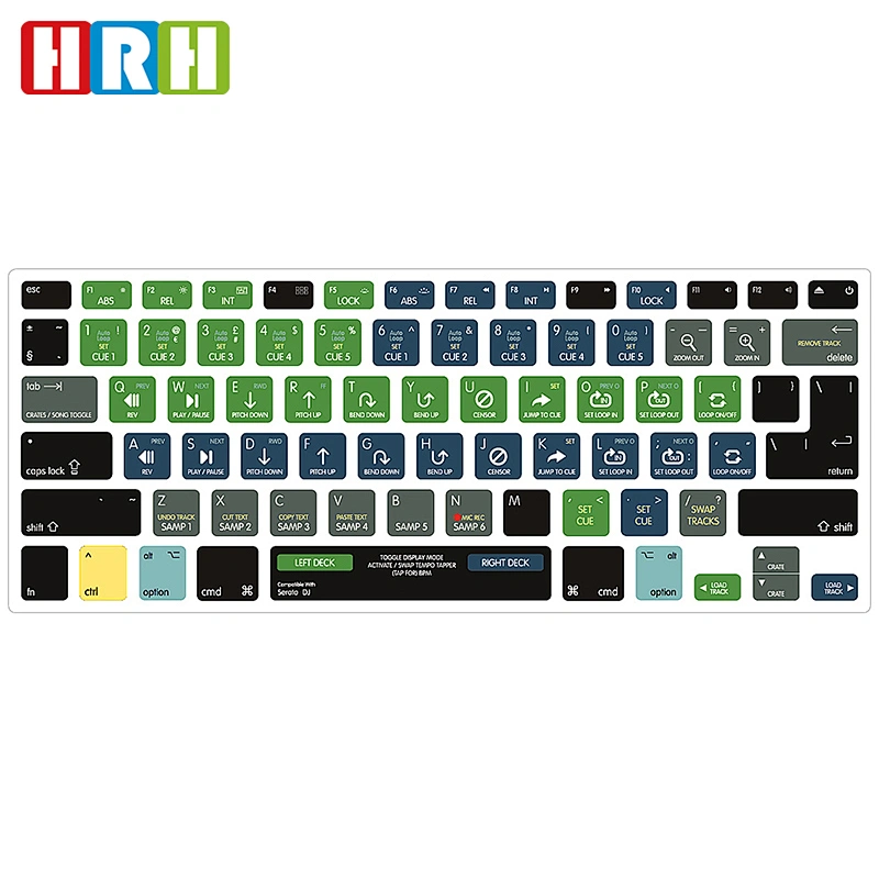 Hot Sale Ebay China DJ Serato Functional TPU Keyboard Covers for Macbook Pro  keyboard skin