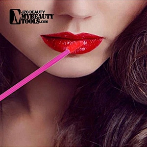customized logo lip cosmetic makeup brush