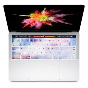 Creative Design Custom Silicone Keyboard Protector Laptop skin keyboard cover For Macbook Pro 15 Touch Bar