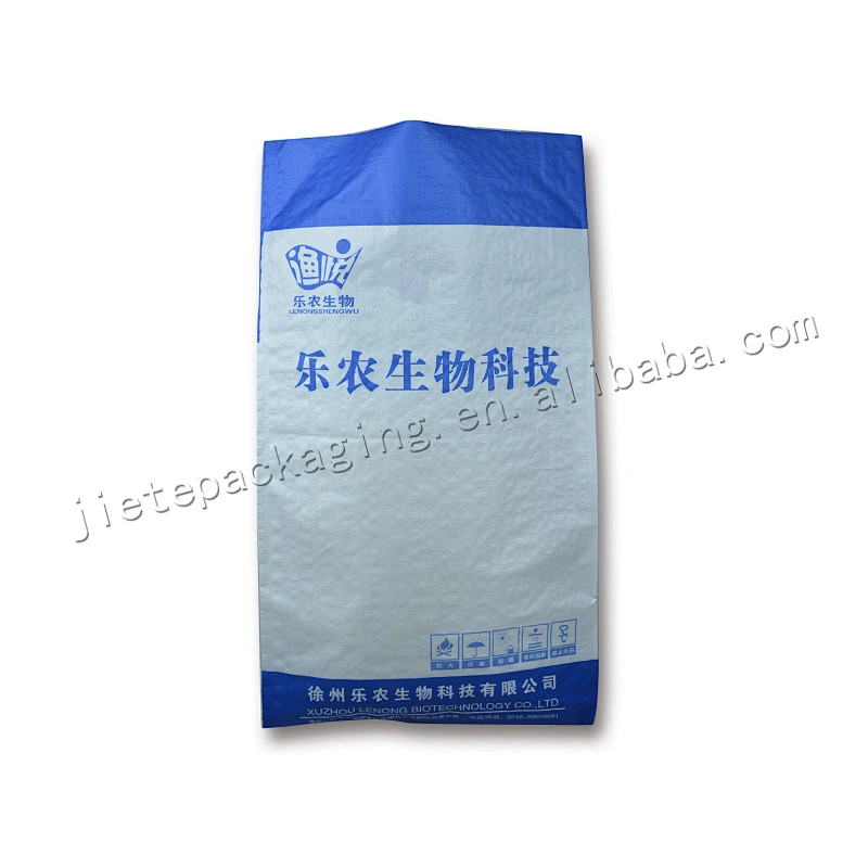 Customized white plastic pp laminated woven fertilizer packaging bag with lining