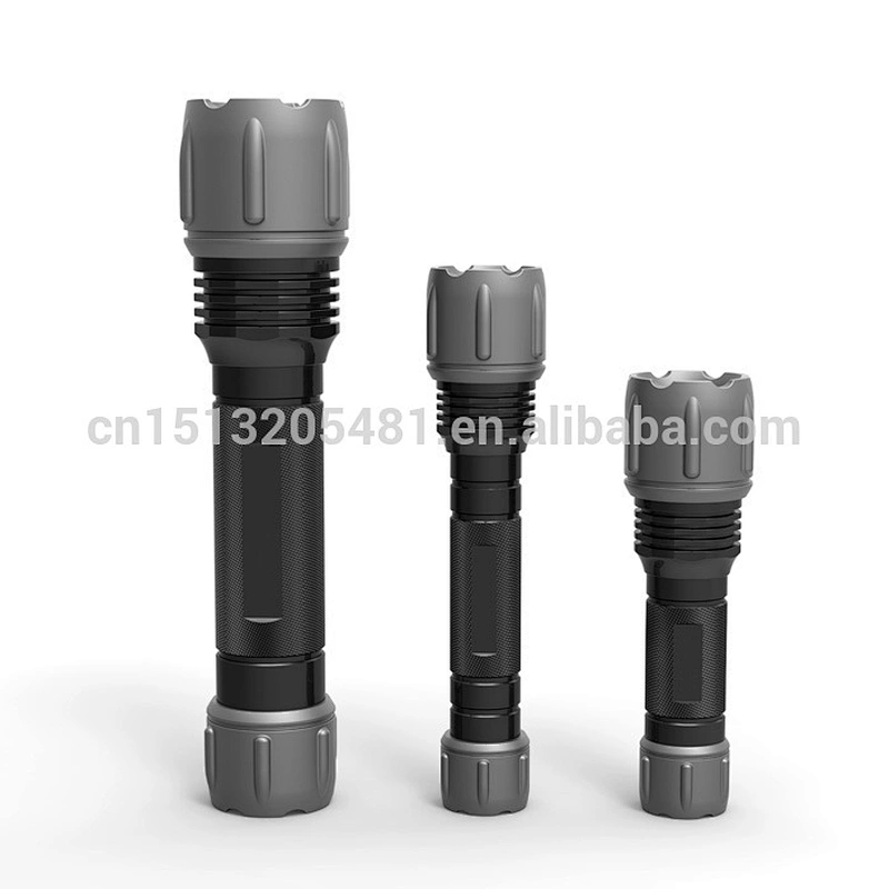 2016 Hot sale 9M drop test passed 2D Aluminium strong torch led flashlight