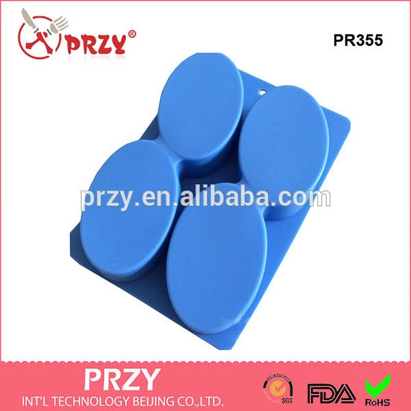 PR355 Sample available oval shape Silicone Mold For Soap , Soap Silicone Mold, 150g each cavity