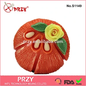 Decorative silicone Rose and dried persimmons rice cake silicone mold