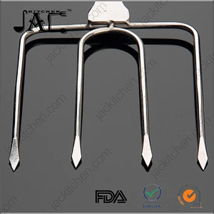 Durable Stainless Steel Poultry Lifters Turkey Fork