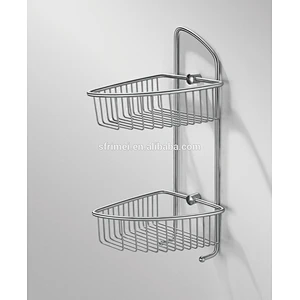 Triangle Hanging Kitchen Metal Wire Storage Basket Bathroom Holder