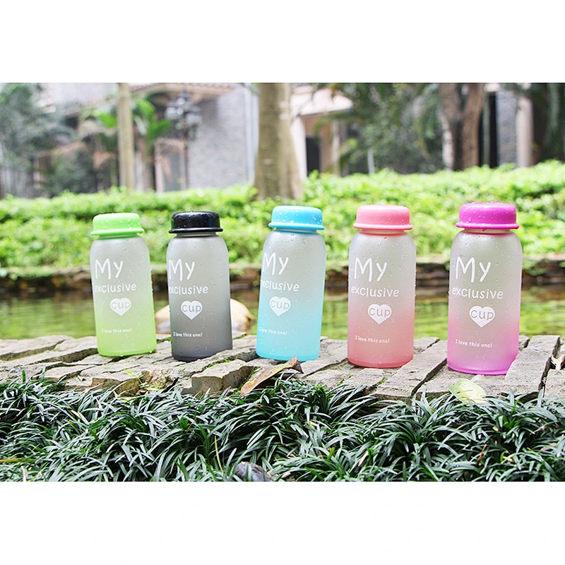 High Quality Dream Cocktail Color Glass Water Bottles for Girl Easy to Take Outside