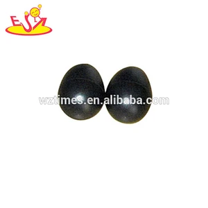 Wholesale baby mini wooden musical egg shakers promotion wooden musical egg shakers for kids W07I080