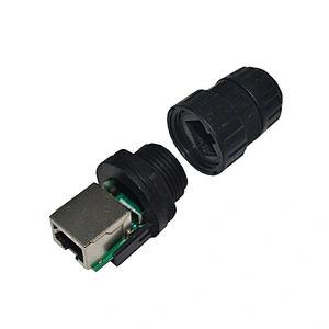 RJ connectors gold plating jack cat5e rj45 male pcb connector