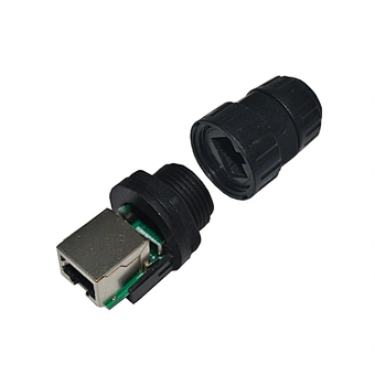 RJ connectors gold plating jack cat5e rj45 male pcb connector
