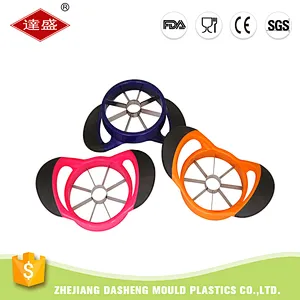 Best sale Stainless steel cut 8 pcs fruit apple sharp splitter core cutter with plastic handle