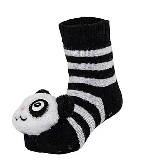 3d cartoon animal head doll baby cute socks