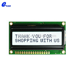LCD MODULE CHARACTER 2X16 WHITE BACKGROUND BLACK CHARACTER