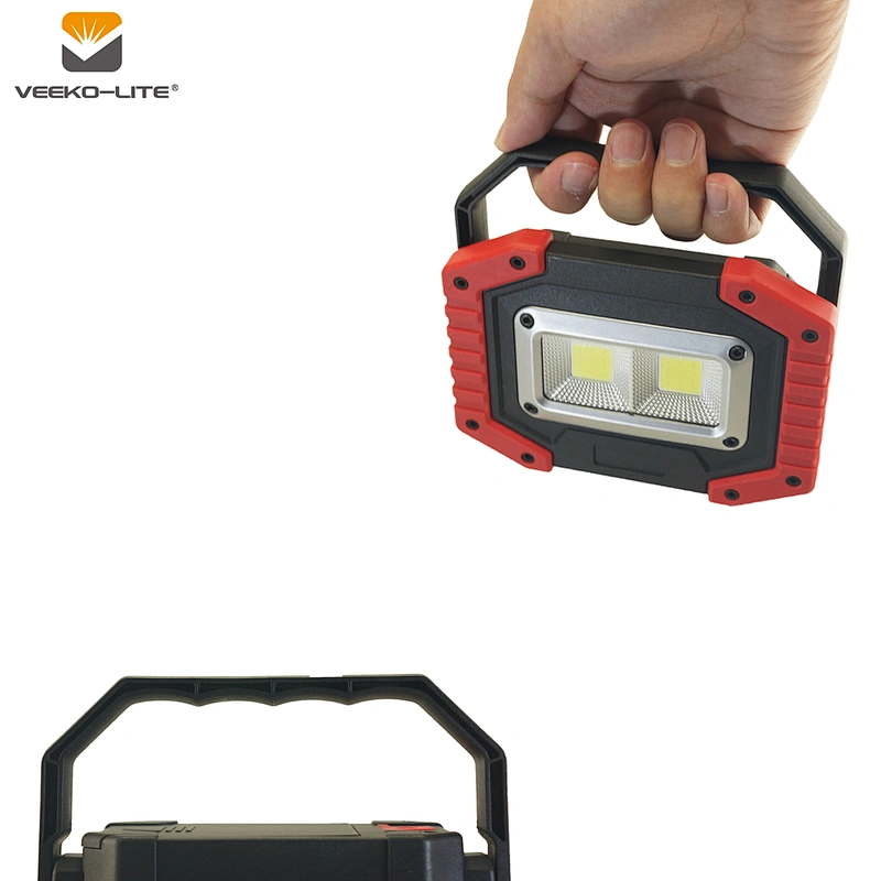 HOT SALE HANGABLE RECHARGEABLE PLASTIC 500 LUMENS WORKING LIGHT 3.7V 2200MAH LI-ION BATTERY OR 4AA BATTERY