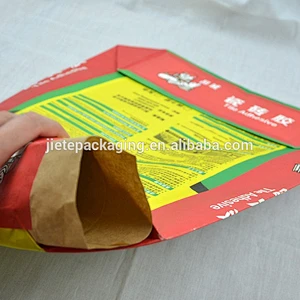 25kg 50kg Cement, putty bags AD STAR BAG with valve port, block bottom