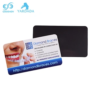 Custom design sticker business card fridge magnet for souvenir