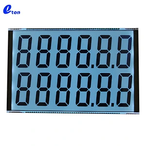 12 Digits Custom Small Fuel Dispenser Lcd Display