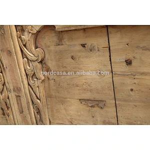 Chinese Antique Natural Wood Cabinte Furniture Carved Cabinet Old Pine Made Chinese Antique Furniture