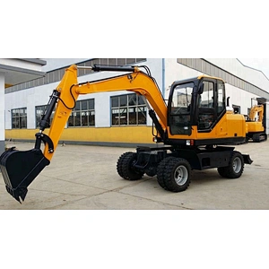 Cheap 7ton wheel excavator from China Infront factory