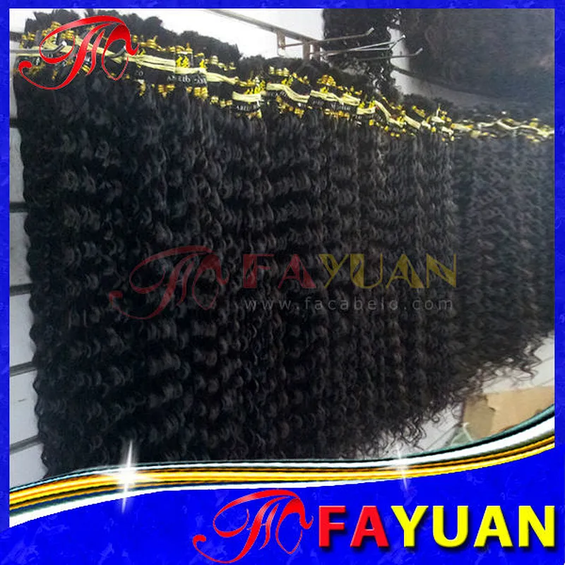 Density Full cuticle 100% raw unprocessed afro kinky curly hair