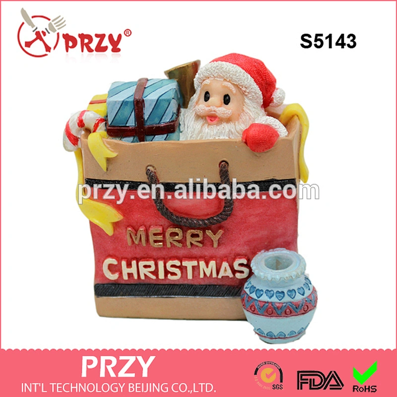 S5143 Christmas gift 3d silicone soap mold Santa Claus mold for soap