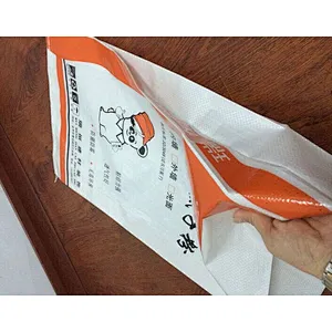Customized agricultural industrial use bopp laminated pp woven cement packing bag for wall putty powder
