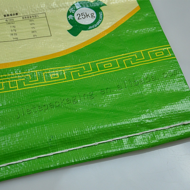 Wholesale plastic grain sack pp woven basmati rice bag 25kg