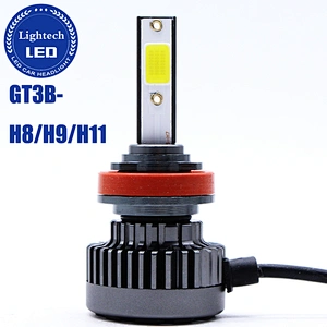 Lightech GT3B 30W COB Led Headlight 6000lm Car H8 H9 H11 Car LED Lighting