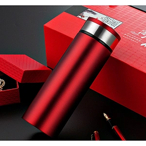 Free Customized LOGO 400 ML 304 Stainless Steel Vacuum Cups Travel Mugs Water Bottle