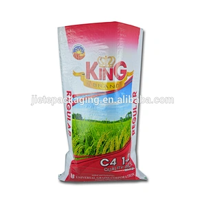 Alibaba China High quality new design laminated pp woven 50kg 25kg bags of rice for sale