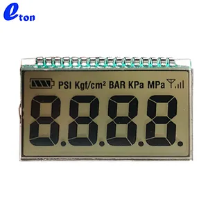 custom graphic 4 digits lcd display for measuring meter