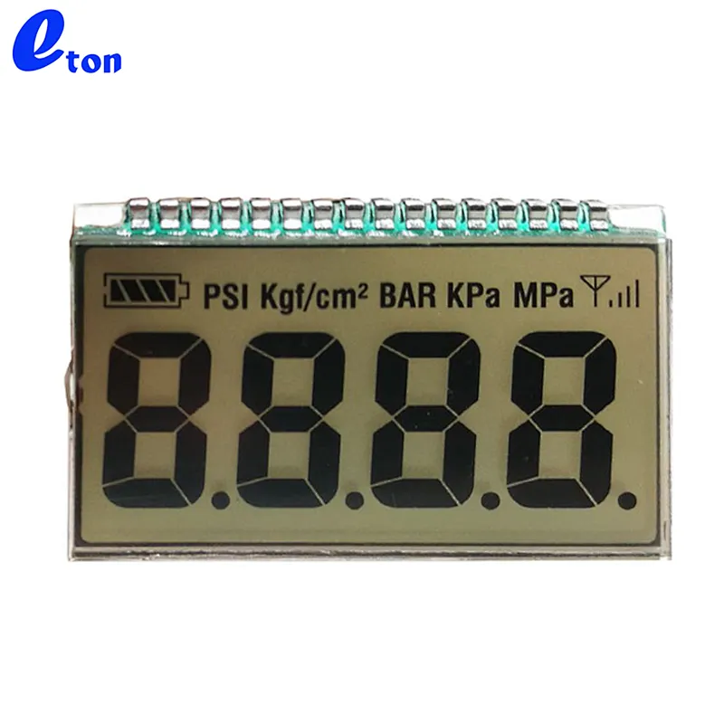 custom graphic 4 digits lcd display for measuring meter