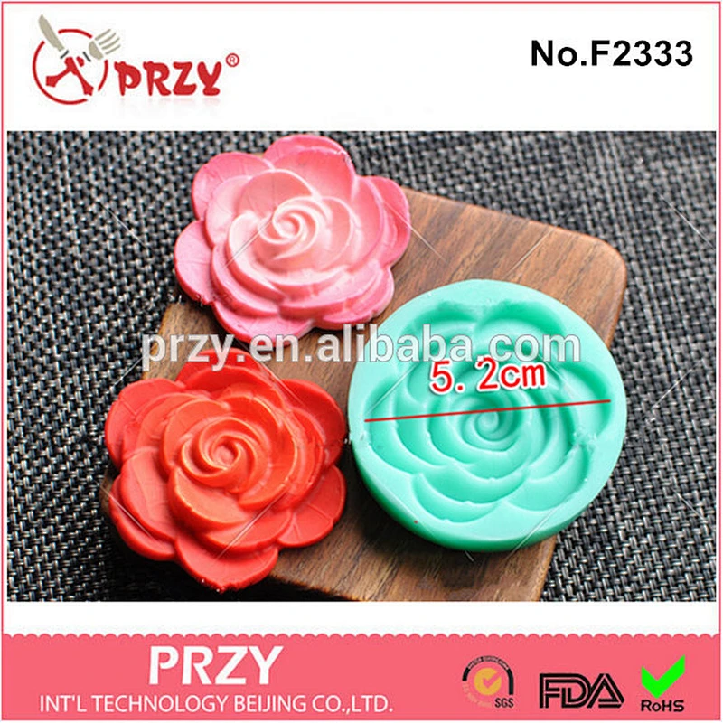 F2333 PRZY Cake Decorating Fondant Flowers Silicone Mold